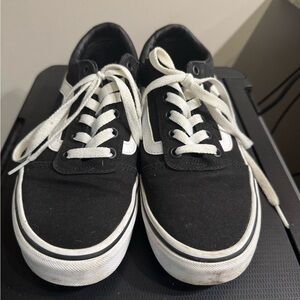 Vans Women’s Black Canvas Sneakers